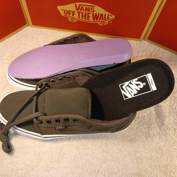 Vans Men's 7.5/Women's 9 Chukka Low Pro Olive Green/True White - Picture 7 of 12